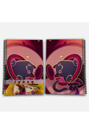 Define Moyas Genshin Impact Lyney Unlined A4 School Notebook 72 Sheets Model 3