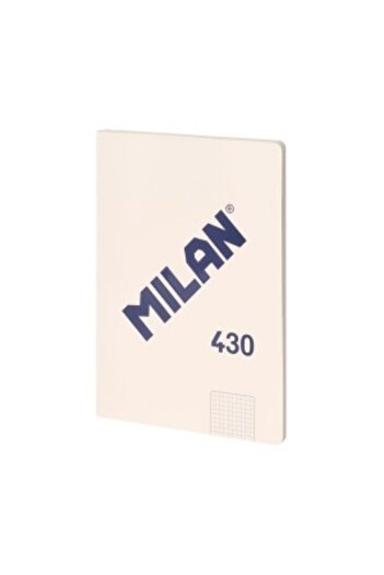 Milan Notebook A4, 48 Sheets, Stitched, Color Beige, Paper Weight 95g/sm, Grid Format