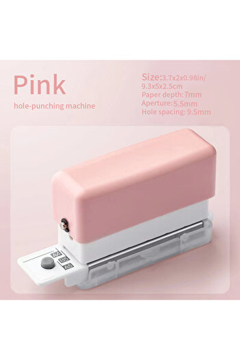 Choice More Holes Pink New 6 Holes Hole Puncher A4 A5 B5 Loose Leaf Paper Hole Punch Standard Hole Punch DI