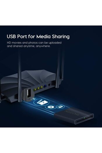 Tenda AC2100 Smart WiFi Router AC19 Dual Band Gigabit