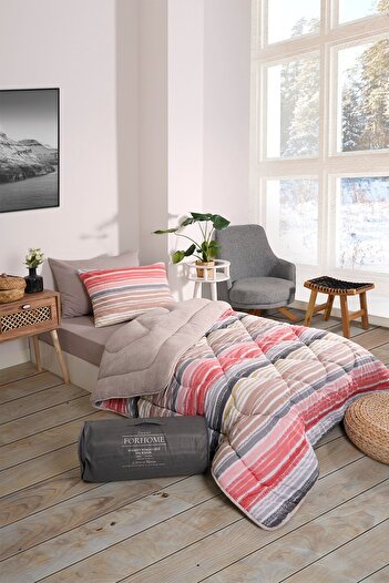Sudemhome Μονό σετ ύπνου Welsoft Παπλωματάκι διπλής όψης Wellsoft Fluffy Fleece και σεντόνι 100x200