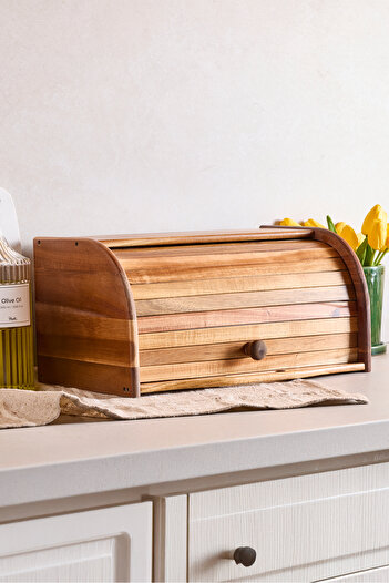 Perotti Acacia Bread Cabinet 24X38X19 cm