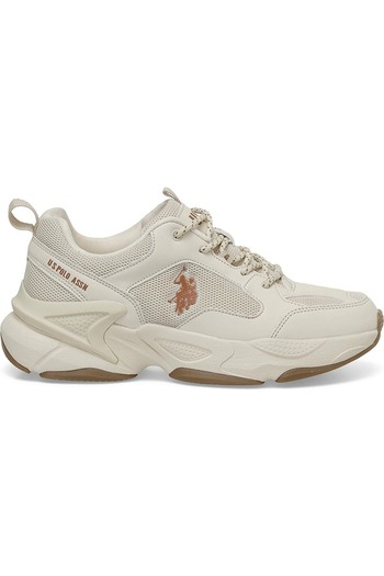 U.S. Polo Assn. U.S. Polo Assn. Maybe Wmn 5Fx Women's Beige Comfortable Sneaker