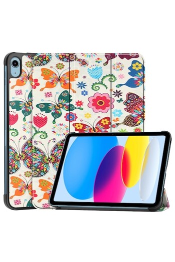 Madviun Husa pentru iPad 10 2022 10.9, FoldPro, J60, Microfibra, Butterfly