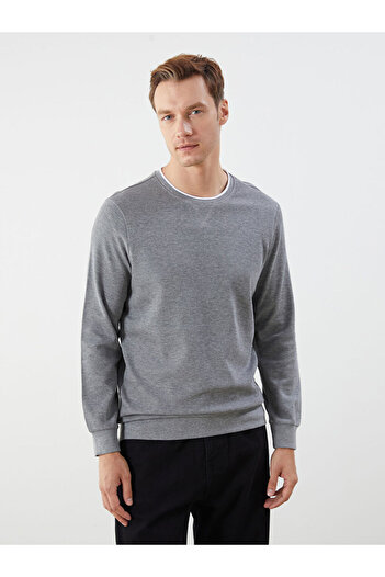 LC Waikiki Create Your Style from Uzg Store |   Crew Neck Plain Men's Sweatshirt