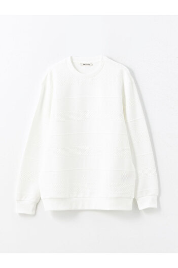 LC Waikiki Sparkling Choices from Shining Store |   Crew Neck Long Sleeve Men's Sweatshirt