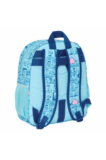 SNOOPY School Bag Love Blue 32 x 38 x 12 cm