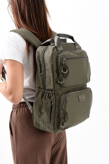 H&D COLLECTİON 571 Multi-Compartment Ultra-Light Durable Waterproof School and Travel Backpack 9F