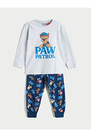 LC Waikiki Crew Neck Paw Patrol Printed Boys' Pajamas