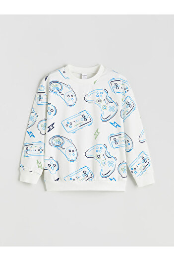 LC Waikiki Create Your Style from Uzg Store |   Printed Boys' Sweatshirt and Sweatpants Set of 2