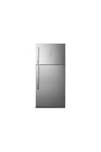 Hisense Refrigerator Double Door 19.9 cu. ft, 564 Liter, Inverter, Steel- RT73W2NLI