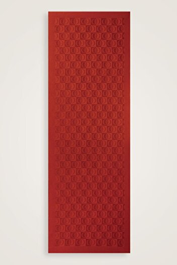 Imannoor Checkerboard Pattern Tile Naia Cotton Shawl 70X200