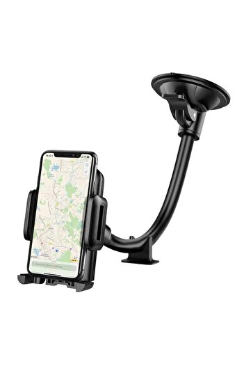 Generic Car Phone Holder Mount, Universal Car Phone Mount for Dashboard & Windshield with Strong Suct
