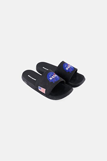SKECHERS Kids Boy Gambix Astrode Slip On Outdoor Slides, Black