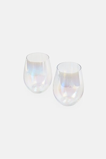 Fissman 2 Pieces Drinking Glasses Set, Transparent