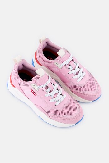 Levi's Women Noah Lace Up Casual Shoes, Pink