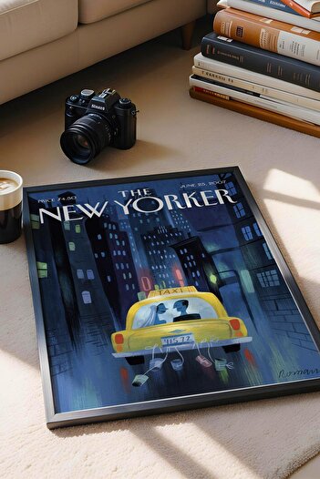 Saturn The New Yorker Çerçeveli Tablo June 25 2007 - Yeni Evli Tablosu