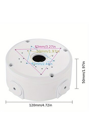 Choice1 WD01-1PACK Universal security camera junction box mounting bracket plastic rainproof junction box mo