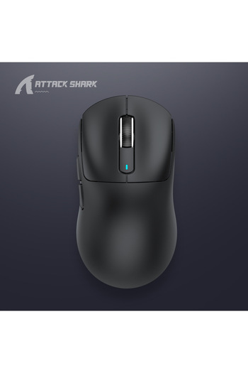 Choice1 Black A 2024 Attack Shark X3 Mouse Lightweight Paw3395 Video Game The Third Mock Examination Wireles
