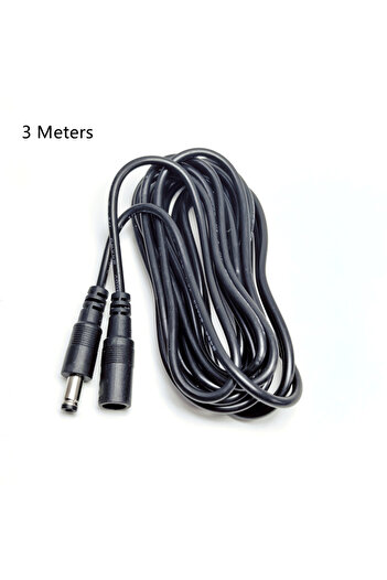 Choice 10 Meters Black DC Extension Cable 5.5*2.1mm 3/10/15/20 Meters Copport 3V/5V/12V Extended Wires for