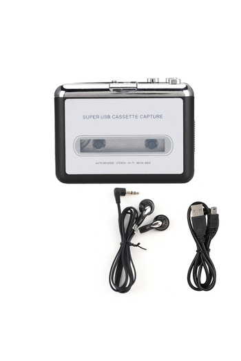 Choice WHITE Cassette Capture Cassette to MP3 Capture USB Tape To MP3 Capture Converter Stereo Audio Music