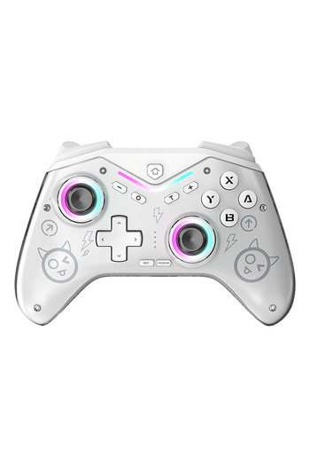 Choice CM-619-White CM-619 switch game controller supports IOS/Android/PC dual motor wireless controller