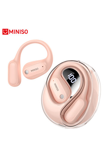 Miniso Pink Translator MS190 New OWS Wireless Headphones Sport Waterproof Headsets Intelligent Blue