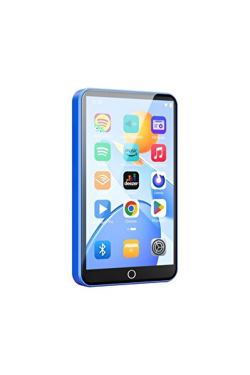 Choice 16 GB Blue 80GB(16GB+64GB) MP3 Player with Bluetooth and WiFi, Android MP3 & MP4 Players with 4" Tou