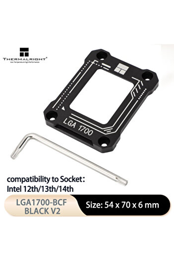 Choice1 LGA1700 BCF BK V2 Thermalright LGA1700-BCF / AM5 Secure Frame Black V2 CPU Anti-Bend Fixer,CPU Corre