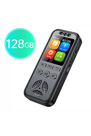 Choice 128 GB black 8GB/16GB/64GB/128GB Digital Voice Recorder Voice Activated Audio Recording Noise Reduct