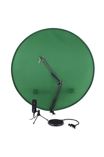 Nacon Set Multistreaming Kit 2 - green screen, microphone, microphone stand and filter