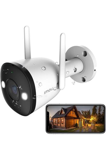 Imou IP 67 Outdoor Security Bullet CCTV Camera, Color Night Vision, 1080P Full HD