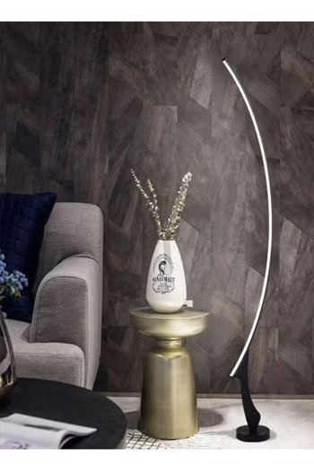 Raffine Minimalist Arc Floor Lamp Stepless Dimming & Color Temp Control for Living Room/Bedroom/Office