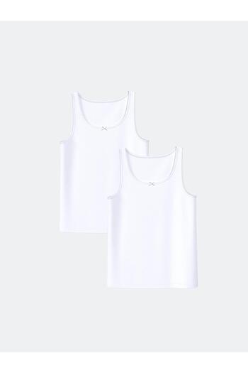 LC Waikiki Crew Neck Girls Undershirt 2-Piece (W4)