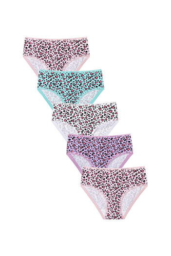 Minoti - Girls 5Pk Leopard Aop Panties - Multicolor