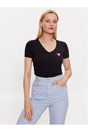 Guess Women's T-Shirt Black W2YI45J1314