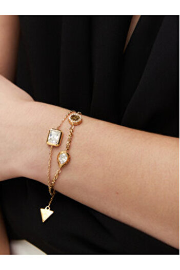 Guess Colier de aur pentru femei JUBB05237JW
