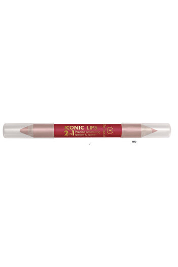 Dermacol 3072 Iconic Lips 2in1 lipstick and lipliner no.05
