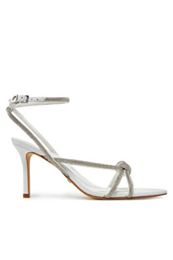 Guess Sandale pentru femei albe FLJMRTELE03