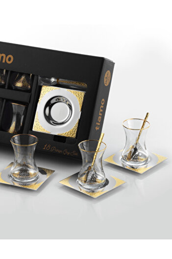 Tiamo Ottoman Tea Set Gold 18 Pieces / 6 Persons