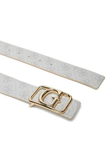 Guess Curea de damă albă, gri BW9184P4435