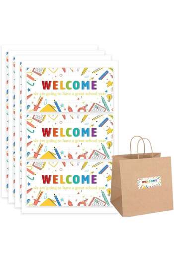 Home Trove Welcome Back to School Stickers Labels – 180 Pcs