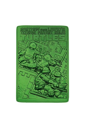 Fanattik 40th Anniversary Teenage Mutant Ninja Turtles Commemorative Ingot, FaNaTtik, Limited Edition, Green,