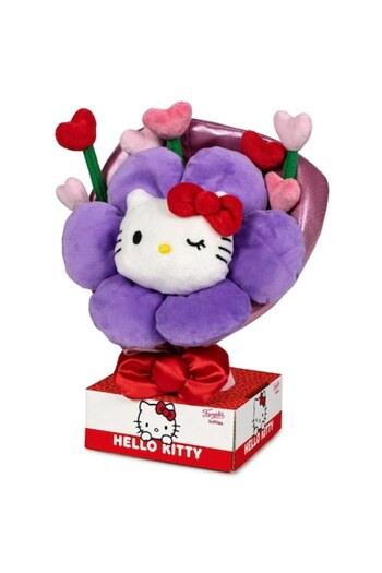 GIOCHI PREZIOSI Hello Kitty Collectible Plush Bouquet, Multicolor, 28 cm
