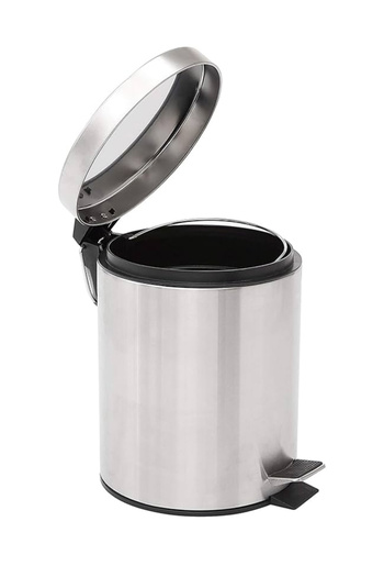 Bisbell Stainless Steel Dustbin With Pedel 20ltr,Garbage Bin with Removable Bucket,BB1298
