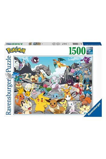 RAVENSBURGER Puzzle Pokémon Classics, 1500 pieces, Multicolor