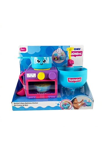 Tomy Bath Toy - Kitchen Set, Toomies Bubble Maker, Multicolor