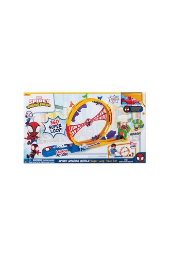spidey Set Amazing Metals Super Loop Track, multicolor, 71cm