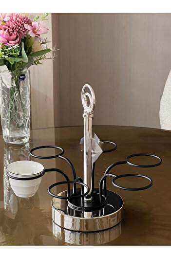 Generic New design stainless steel cup holder for 6 cups