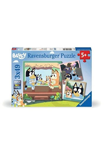RAVENSBURGER Puzzle 3 x 49 pieces - Bluey (05685)